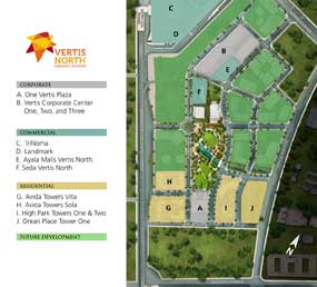 Vertis North Site Development Map
