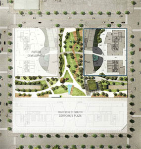 East Gallery Place Site Development Map
