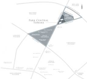 Park Central Towers Makati Location Map