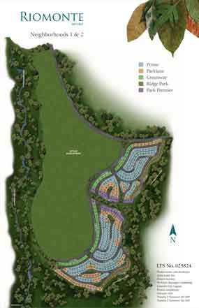 Riomonte Nuvali Site Development Map